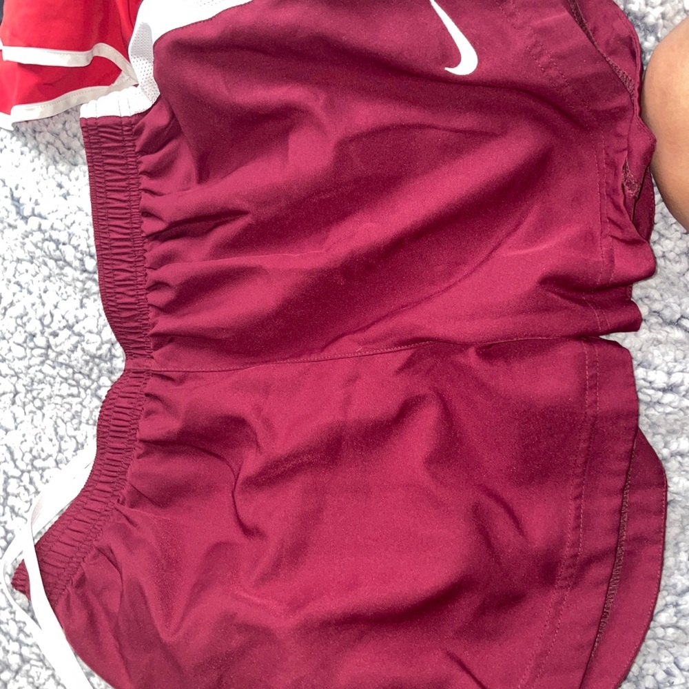 Maroon Nike Dry Fit Shorts